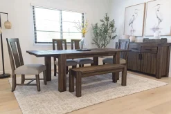 Mor Furniture Dining Tables|Meadow Extendable Dining Table In Brown