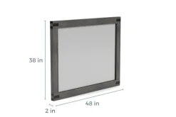 Mor Furniture Bedroom Mirrors|Meadow Mirror In Gray