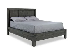 Mor Furniture Beds|Meadow Panel Bed W/ Storage In Brown, Full