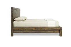 Mor Furniture Beds|Meadow Panel Bed W/ Storage In Brown, Full
