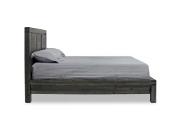 Mor Furniture Beds|Meadow Panel Bed W/ Storage In Brown, Full