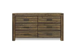 Mor Furniture Bedroom Sets|Meadow Panel Storage Bed, Dresser, Mirror & Nightstand In Gray, Full