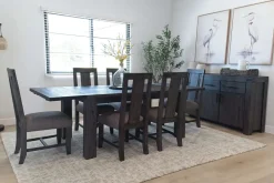 Mor Furniture Dining Chairs|Meadow Side Chair In Brown, Upholstered