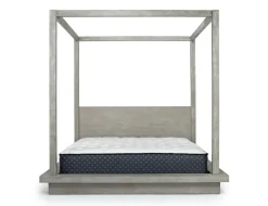 Mor Furniture Beds|Melbourne Canopy Bed In Mineral, Queen
