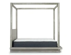 Mor Furniture Beds|Melbourne Canopy Bed In Mineral, Queen