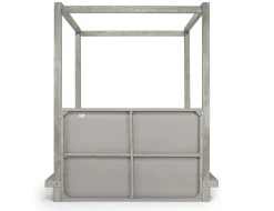 Mor Furniture Beds|Melbourne Canopy Bed In Mineral, Queen