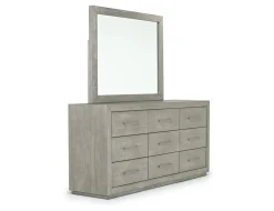 Mor Furniture Bedroom Sets|Melbourne Panel Bed, Dresser, Mirror & Nightstand In Brown Mel, Full