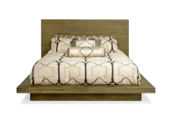 Mor Furniture Bedroom Sets|Melbourne Panel Bed, Dresser, Mirror & Nightstand In Brown Mel, Full