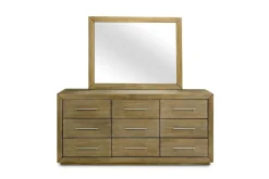 Mor Furniture Bedroom Sets|Melbourne Panel Bed, Dresser, Mirror & Nightstand In Brown Mel, Full