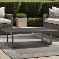 Mor Furniture Outdoor Coffee Tables|Menorca Outdoor Coffee Table In Dark Gray
