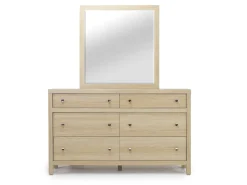 Mor Furniture Bedroom Mirrors|Merrifield Mirror In Pecan Sandy