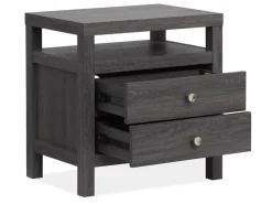 Mor Furniture Nightstands|Merrifield Nightstand In Pecan Sandy