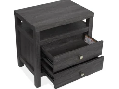 Mor Furniture Nightstands|Merrifield Nightstand In Pecan Sandy