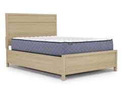 Mor Furniture Bedroom Sets|Merrifield Panel Bed, Dresser, Mirror & Nightstand In Pecan Sandy, Twin