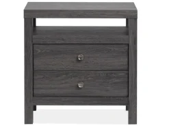 Mor Furniture Bedroom Sets|Merrifield Panel Bed, Dresser, Mirror & Nightstand In Pecan Sandy, Twin