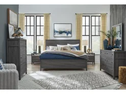 Mor Furniture Beds|Merrifield Panel Bed In Pecan Sandy, Twin