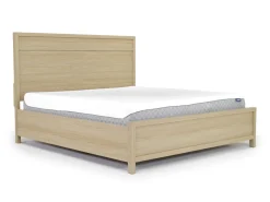 Mor Furniture Beds|Merrifield Panel Bed In Pecan Sandy, Twin