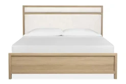 Mor Furniture Upholstered Beds|Beds|Merrifield Upholstered Bed In Raisin Black, Twin