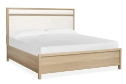Mor Furniture Upholstered Beds|Beds|Merrifield Upholstered Bed In Raisin Black, Twin