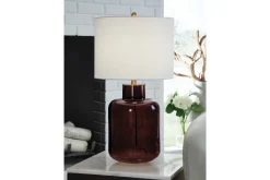 Mor Furniture Shop All Lighting & Lamps|Office Lighting|Mette Table Lamp In Brown/Gold Finish