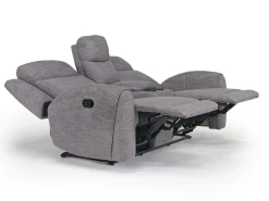 Mor Furniture Reclining Sofas|Loveseats|Mia Reclining Console Loveseat In Gray