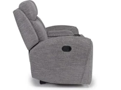 Mor Furniture Reclining Sofas|Loveseats|Mia Reclining Console Loveseat In Gray