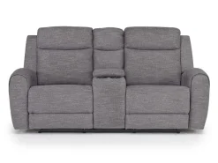 Mor Furniture Reclining Sofas|Mia Reclining Sofa & Console Loveseat In Gray
