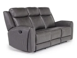 Mor Furniture Reclining Sofas|Mia Reclining Sofa & Console Loveseat In Gray