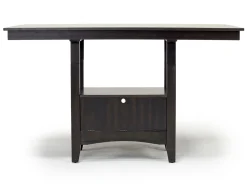 Mor Furniture Seating For 4|Counter Height Dining Sets|Miami Adjustable Dining Table & 4 Stools In Gray