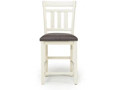 Mor Furniture Seating For 6|Counter Height Dining Sets|Miami Adjustable Dining Table, 4 Stools & Bench In Gray