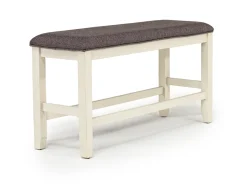 Mor Furniture Seating For 6|Counter Height Dining Sets|Miami Adjustable Dining Table, 4 Stools & Bench In Gray