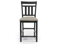 Mor Furniture Seating For 6|Counter Height Dining Sets|Miami Adjustable Dining Table, 4 Stools & Bench In Gray