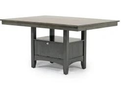 Mor Furniture Seating For 4|Dining Room Sets|Miami Adjustable Dining Table & 4 Chairs In Gray