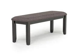 Mor Furniture Seating For 6|Dining Room Sets|Miami Adjustable Dining Table, 4 Chairs & Bench In Gray