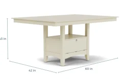Mor Furniture Dining Tables|Miami Adjustable Dining Table In Gray