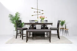 Mor Furniture Dining Tables|Miami Adjustable Dining Table In Gray