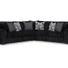 Mor Furniture Sectionals|Midnight Madness 3 Piece Sectional In Onyx