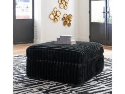 Mor Furniture Ottomans|Midnight Madness Ottoman In Onyx