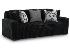 Mor Furniture Living Room Sets|Midnight Madness Sofa & Loveseat In Onyx