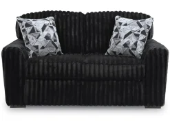 Mor Furniture Living Room Sets|Midnight Madness Sofa & Loveseat In Onyx
