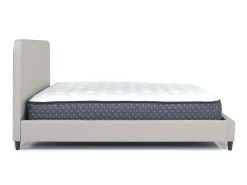 Mor Furniture Upholstered Beds|Beds|Modern Upholstered Panel Bed In Sand, Twin