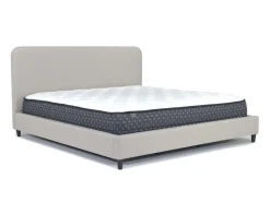 Mor Furniture Upholstered Beds|Beds|Modern Upholstered Panel Bed In Sand, Twin