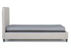 Mor Furniture Upholstered Beds|Beds|Modern Upholstered Panel Bed In Sand, Twin