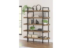 Mor Furniture Bookcases & Library Walls|Montia Bookcase In Brown/Gray