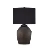 Mor Furniture Shop All Lighting & Lamps|Office Lighting|Naareman Table Lamp In Metallic Black