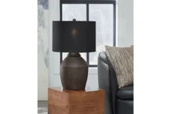 Mor Furniture Shop All Lighting & Lamps|Office Lighting|Naareman Table Lamp In Metallic Black