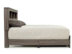Mor Furniture Beds|Naialyn Bookcase Bed In , Full Gray