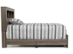 Mor Furniture Beds|Naialyn Bookcase Bed In , Full Gray