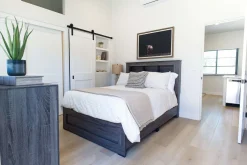 Mor Furniture Beds|Naialyn Bookcase Bed In , Full Gray