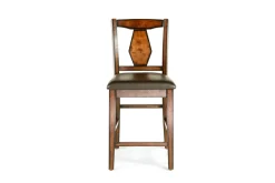 Mor Furniture Seating For 6|Counter Height Dining Sets|Napa Counter Height Extendable Dining Table, 4 Stools & Bench In Brown